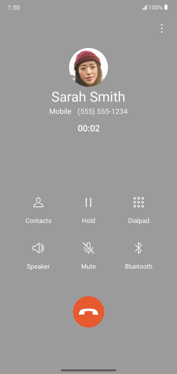 getting on calling Images High Quality Grahic From an ongoing call, swipe up from the bottom of the screen.