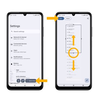 ATT Verge (SL219A) - Take a Screenshot - AT&T