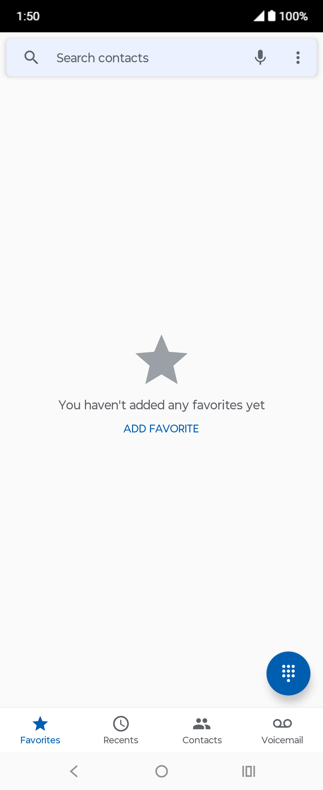 From the Phone app, tap Voicemail.