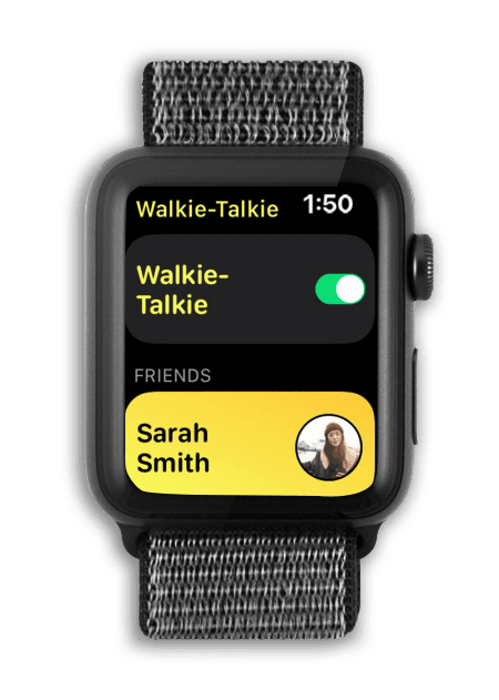does series 3 have walkie talkie