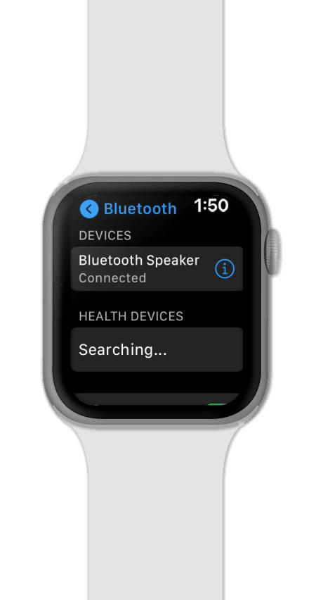 apple watch searching for bluetooth