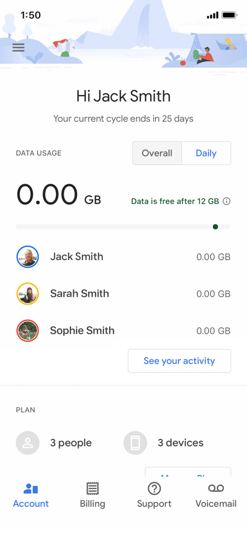 Recording A New Voicemail Greeting Google Fi Google Gup