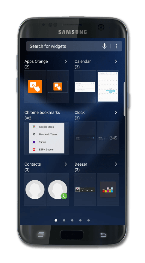 Widgets Deezer